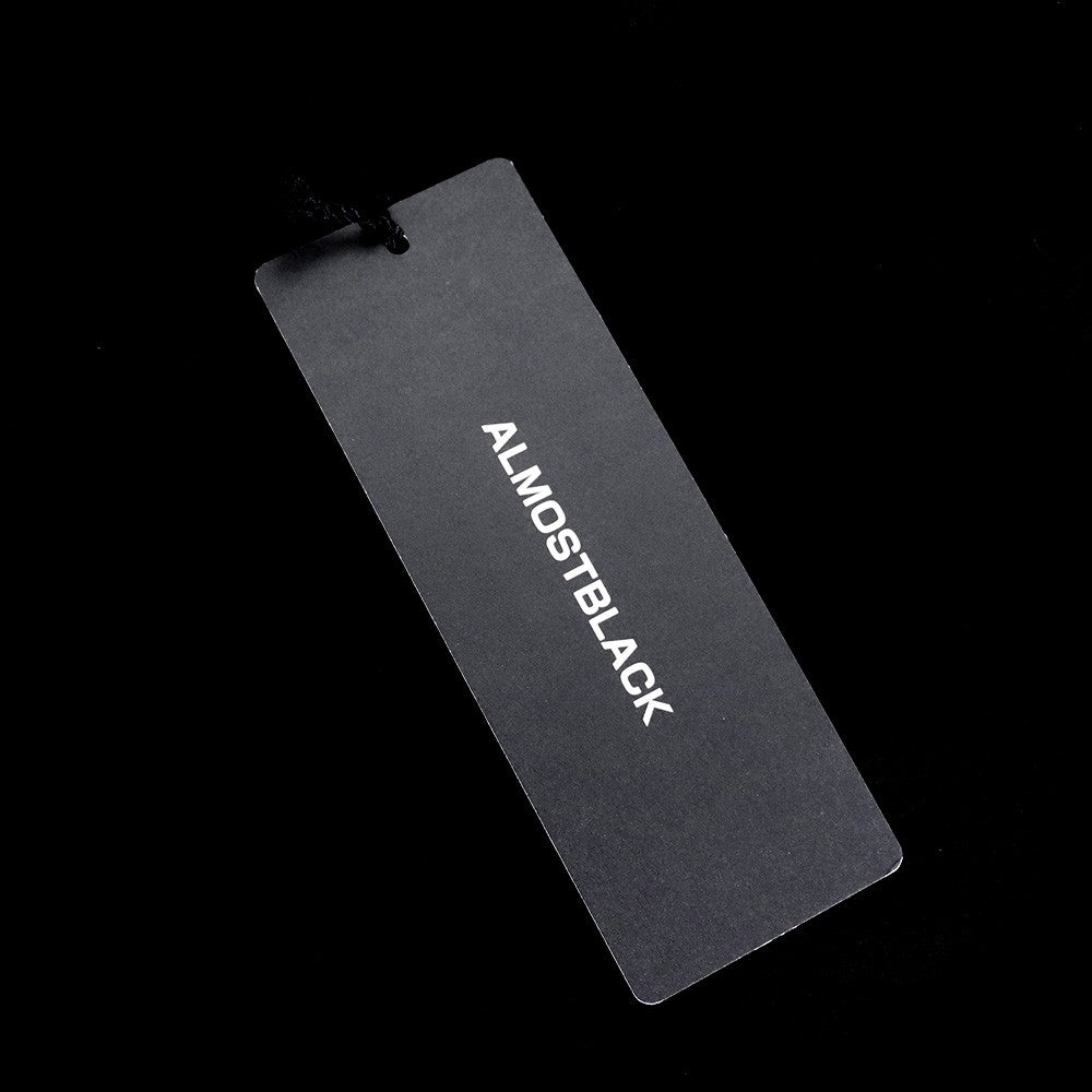 ALMOSTBLACK Button Adjust Pullover Hoodie Black Size 2