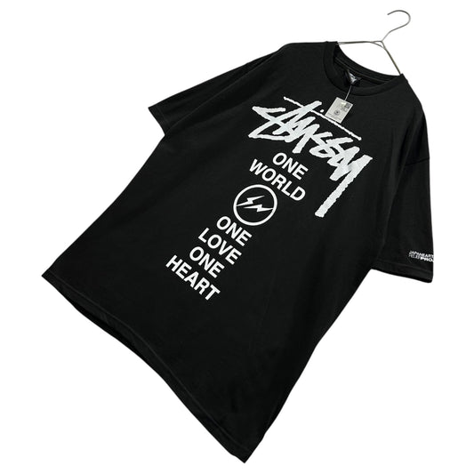 STUSSY x FRAGMENT 2011 ONE WORLD ONE HEART T-Shirt Size M