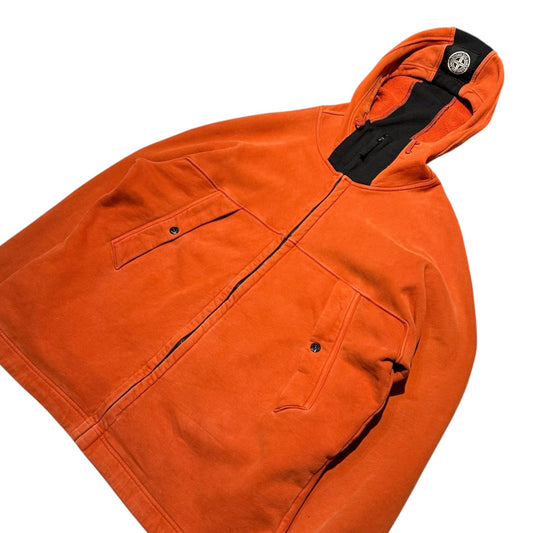 STONE ISLAND 00s Monochrome Patch Jacket Orange Size XL