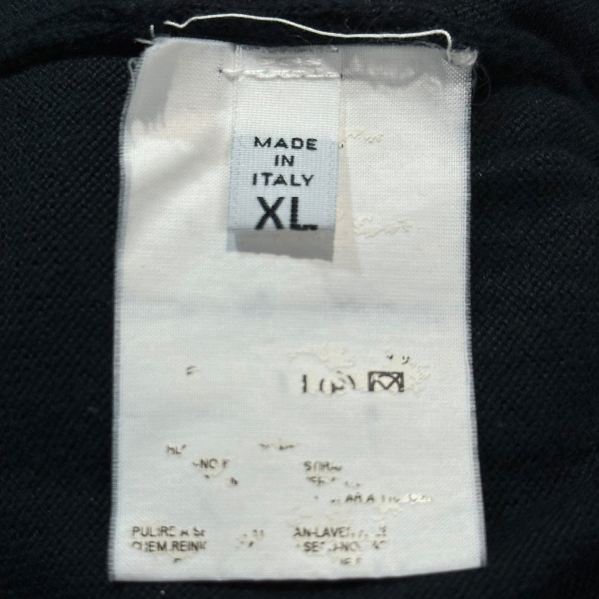 Maison Martin Margiela 05SS Distorted V-Neck Knit Size XL