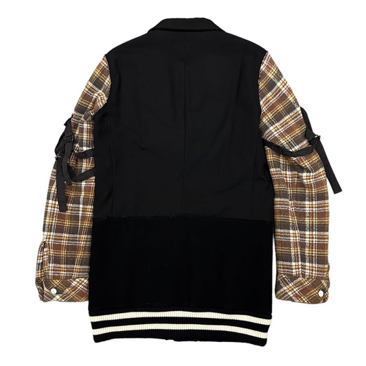 Number (N)ine 05AW Docking Jacket Wool Silk Multi Size 2