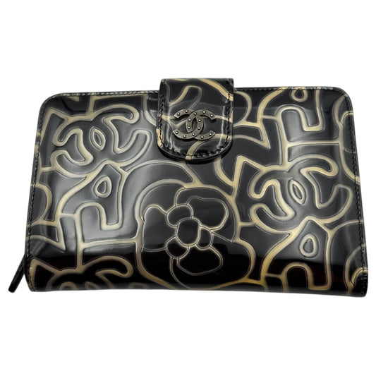 CHANEL Camellia Coco Mark Wallet Multi