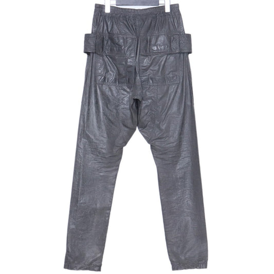 RICK OWENS DRKSHDW 15SS Coated Creatch Pants Gray Size XS