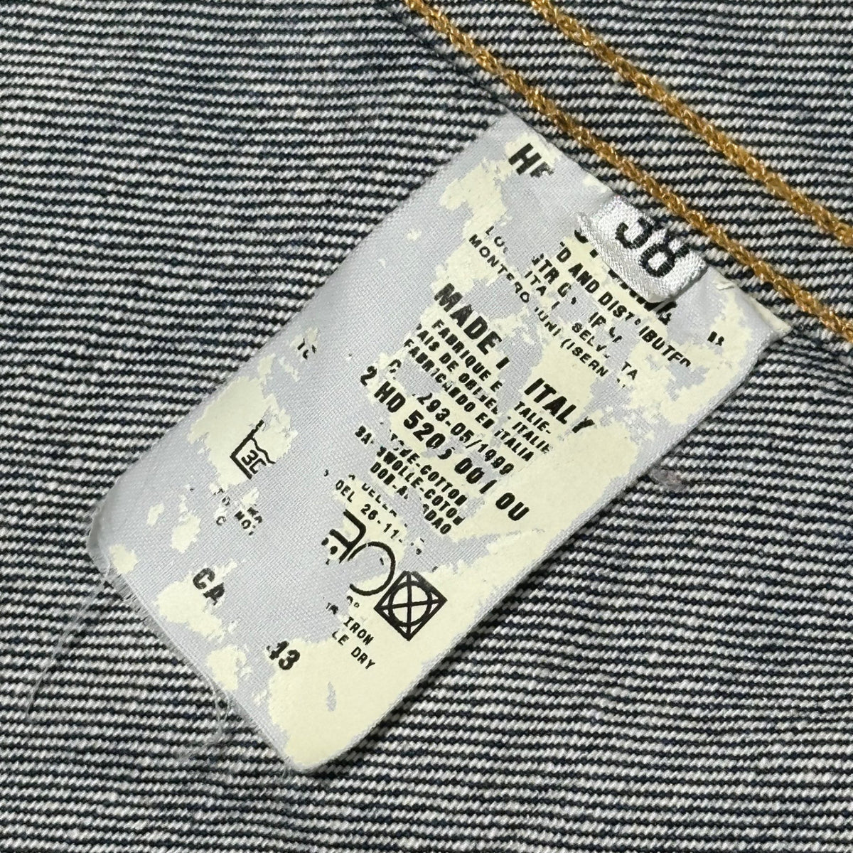 HELMUT LANG 1999 Type 3 Denim Trucker Jacket Blue Size 38