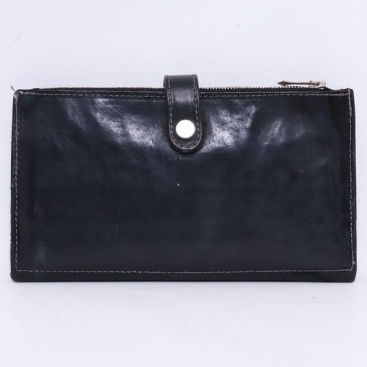 INCARNATION Horse Leather Long Wallet Black Size F