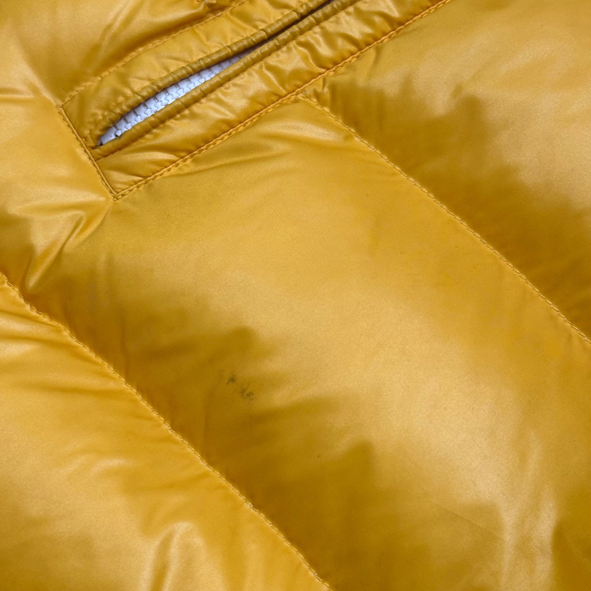 MONCLER 21SS PARK GILET Logo Down Vest Yellow Size 3