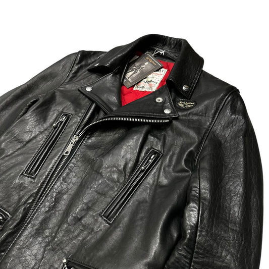 LEWIS Leathers Lightning Tight Fit Double Jacket Size 34