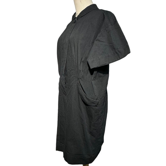 Y's 70s Vintage Cotton 2 Pocket Shirt Dress Size FREE
