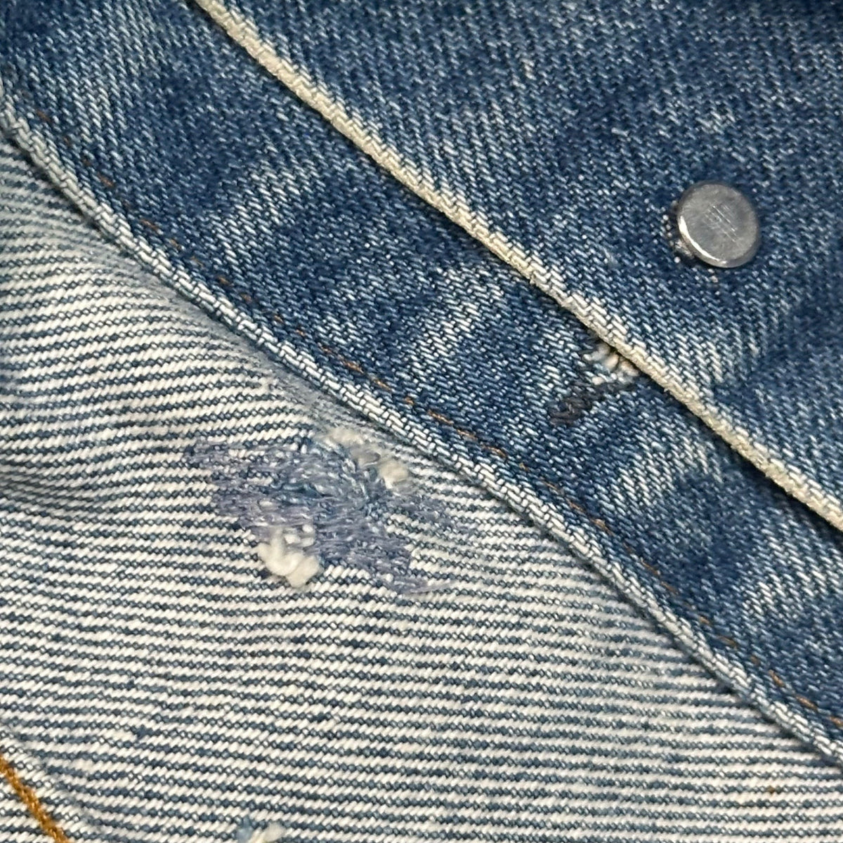 Maison Martin Margiela 03SS Artisanal Jacket Blue Size M