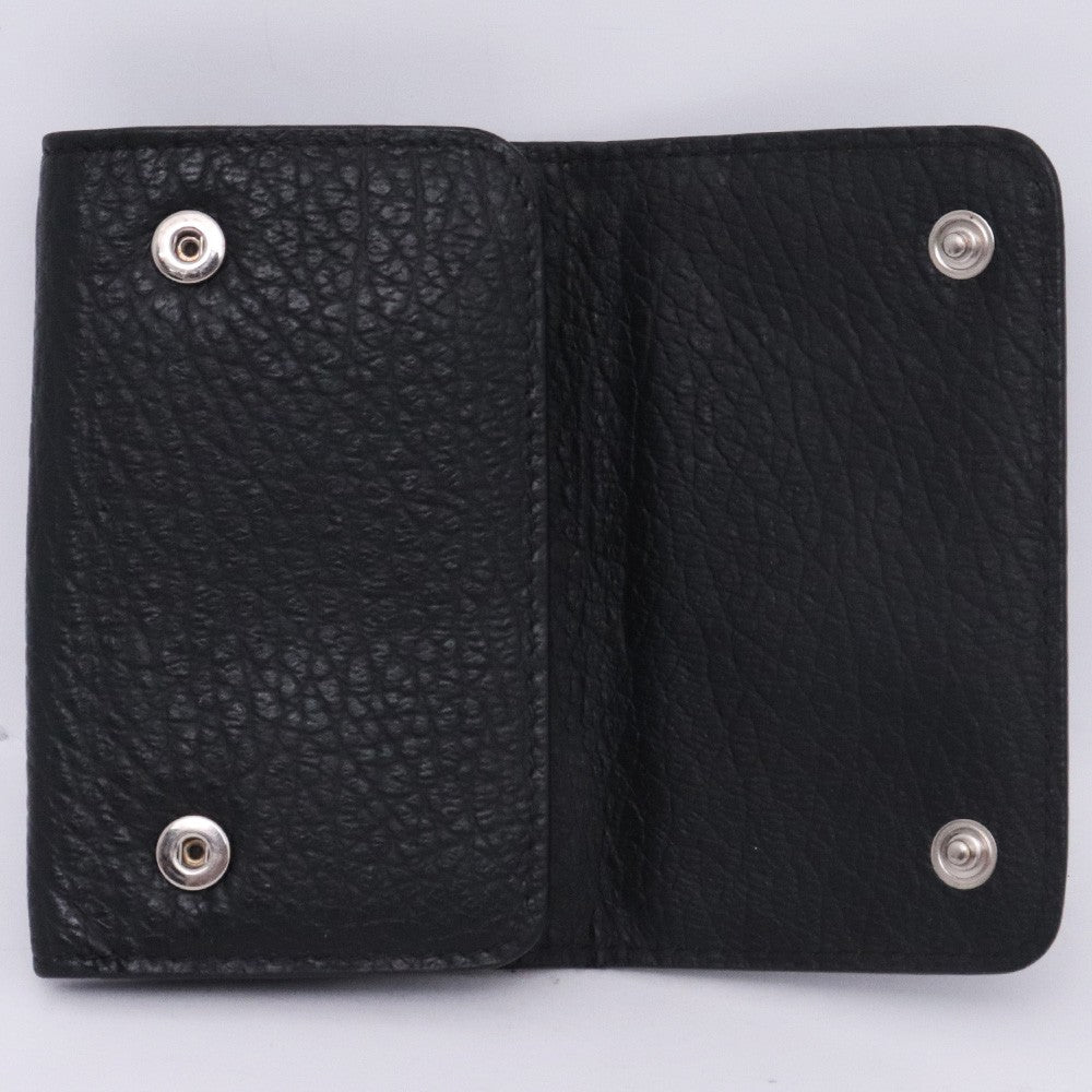 MAISON MARGIELA Leather Keyring 6-Ring Key Case Black Size F