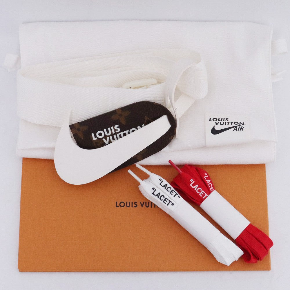 LOUIS VUITTON x NIKE Air Force 1 Sneakers White Size 27cm