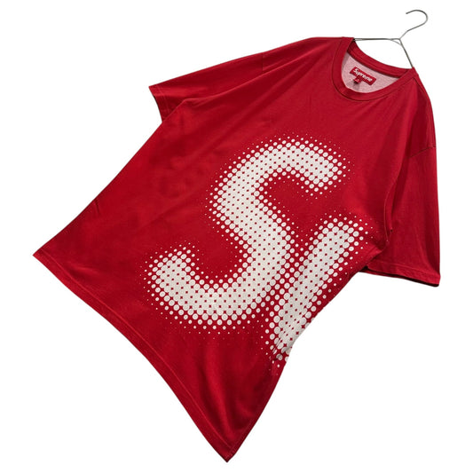 SUPREME 24SS Halftone Dot Mosaic Logo T-Shirt Multi Size M