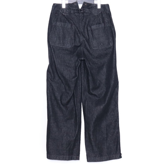 ISO x ANACHRONORM 25AW Washed Baggy Denim Black Size 1