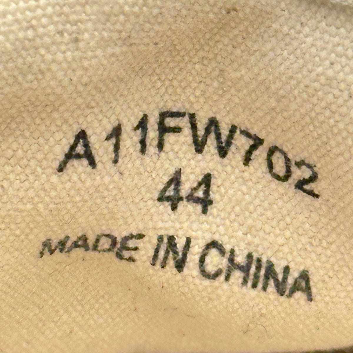 Maison MIHARA YASUHIRO 11FW Sneakers Green Size EU 44