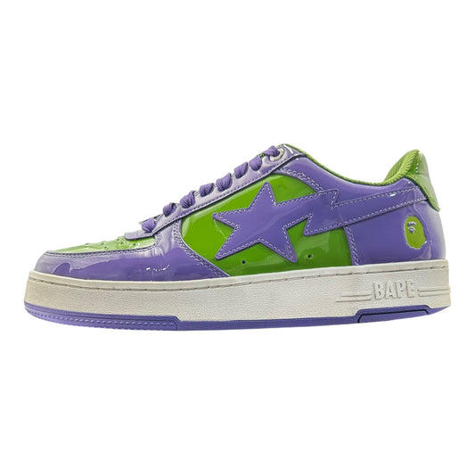 A BATHING APE Patent Bape Sta Sneakers Multi Size 9.5