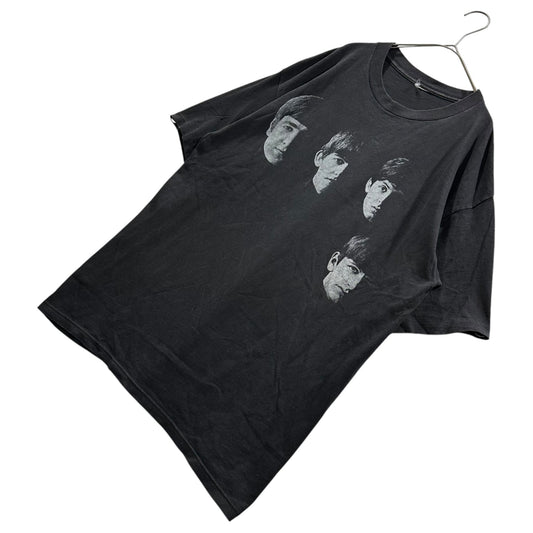 VINTAGE 90s "Meet The Beatles" Band T-Shirt Black