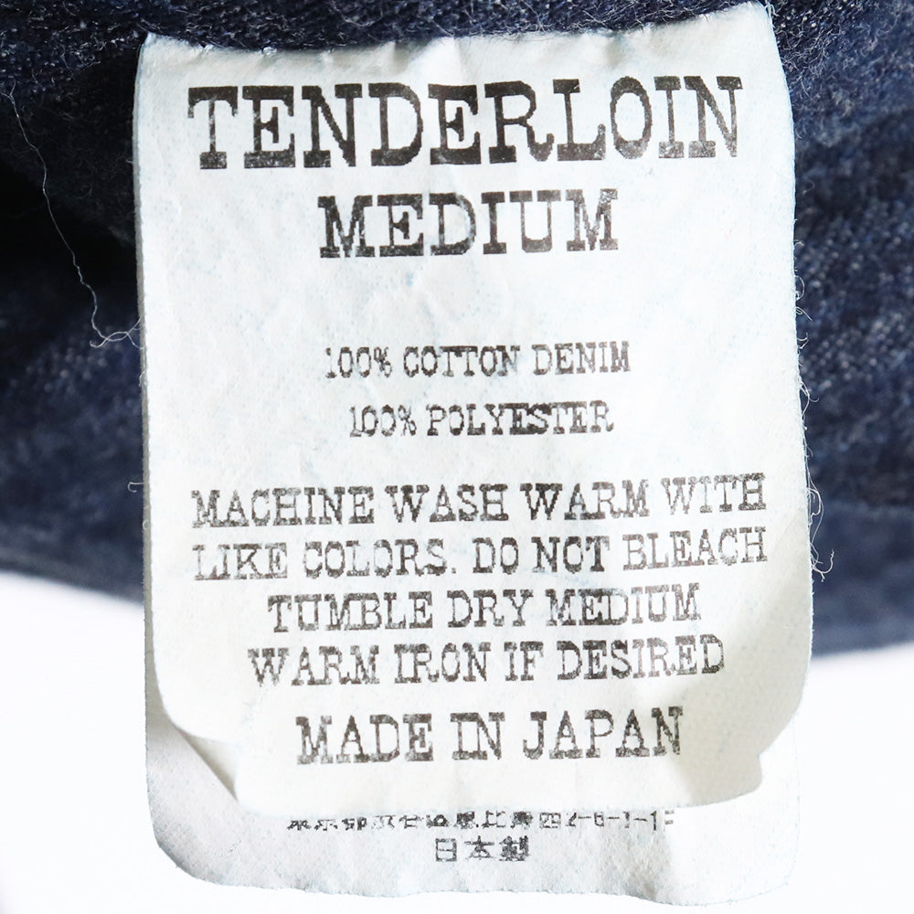 TENDERLOIN Denim Vest Indigo Size M