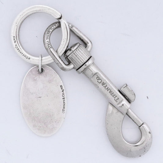 SUPREME x TIFFANY&CO. 21AW Oval Tag Keyring Silver Size F