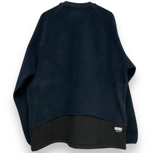 SNOW PEAK × WIND AND SEA 24AW Double Pullover Black Size XL
