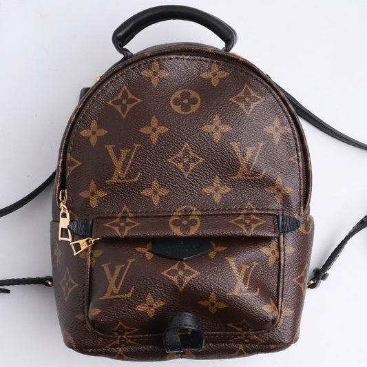 LOUIS VUITTON Monogram Palm Springs Backpack Brown Size MINI