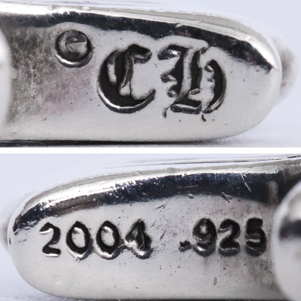 Chrome Hearts CH Cross Babyfat 2P Charm Silver Size F
