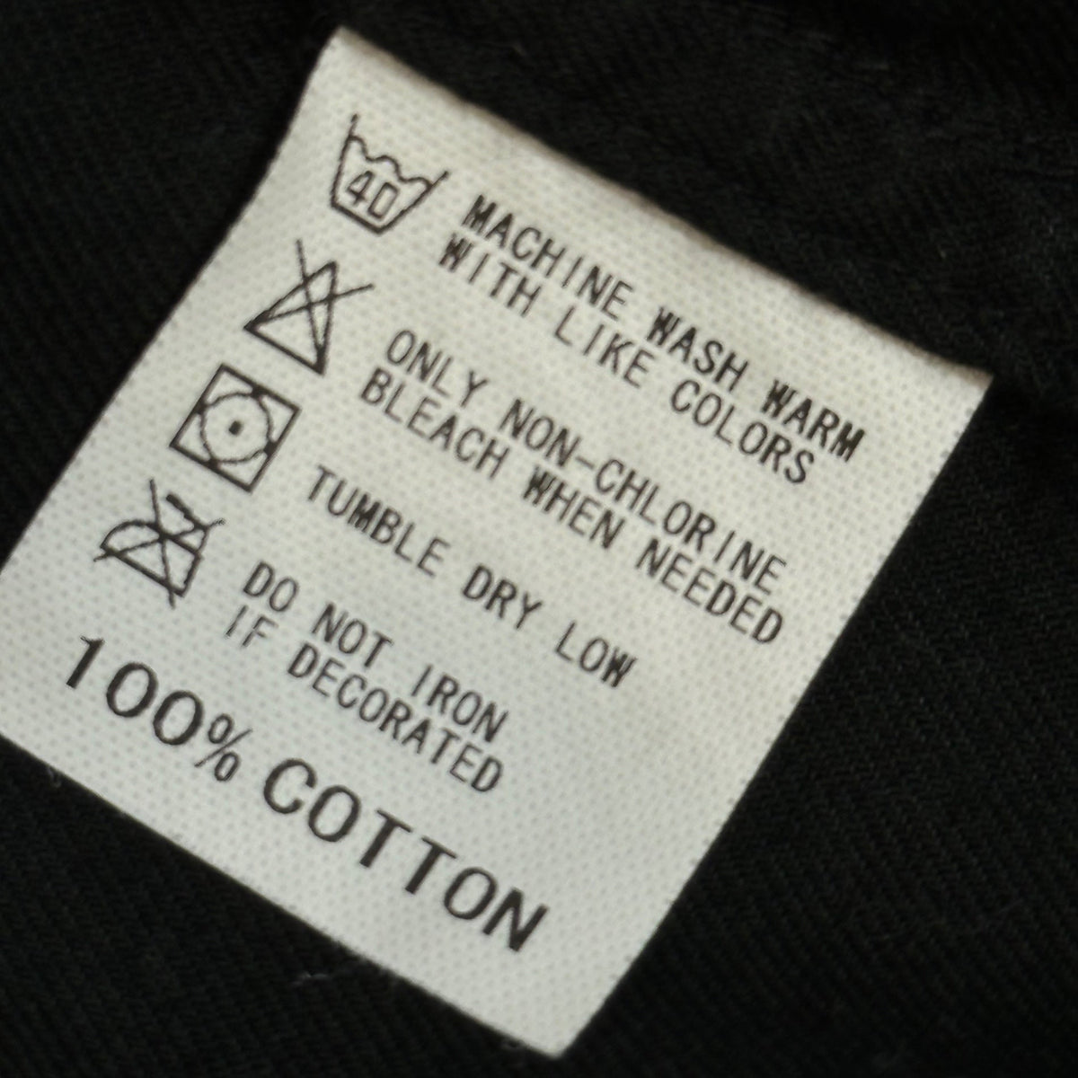 GOODENOUGH 00s Back Logo Bowling Shirt Black Size M