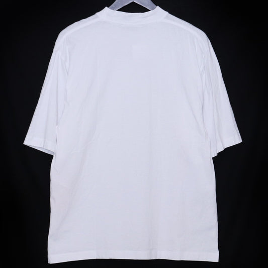 Marni White Cotton Print Logo T-Shirt Size 36