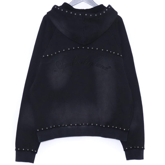 A GOOD BAD INFLUENCE Original Studded Hoodie Black Size XL