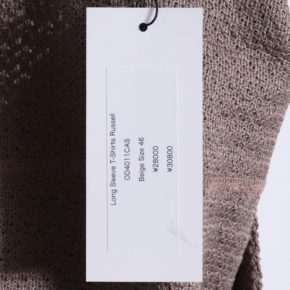 OPPOSE DUALITY 25AW Russel Long Sleeve Knit Beige Size 46