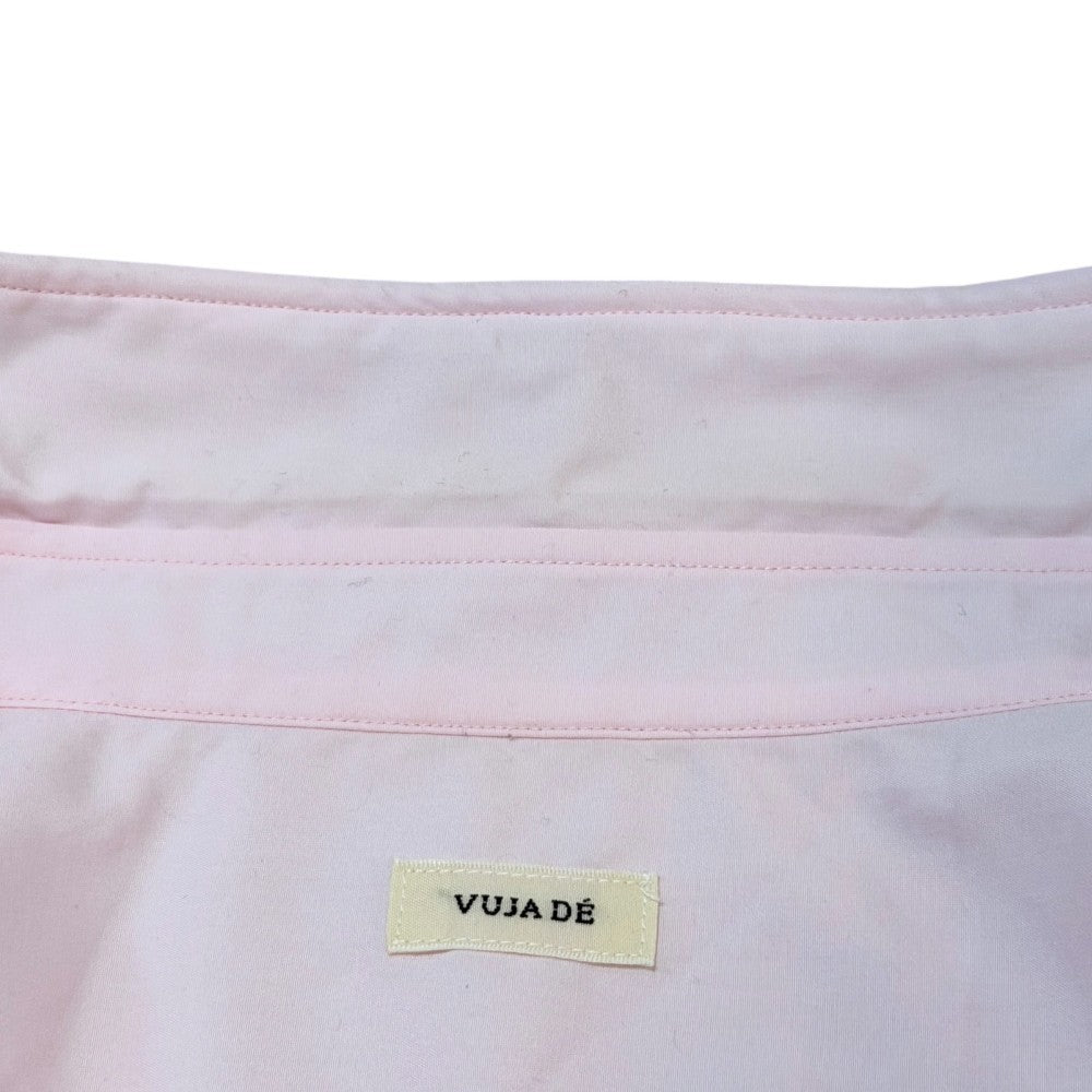 VUJA DE Wire Double Cuff Long Sleeve Shirt Pink Size M