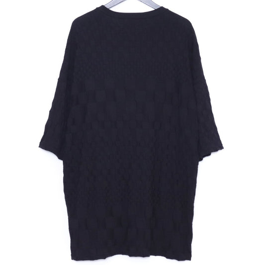 A.F ARTEFACT 26SS Gradient Plaid T-Shirt Black Size 2