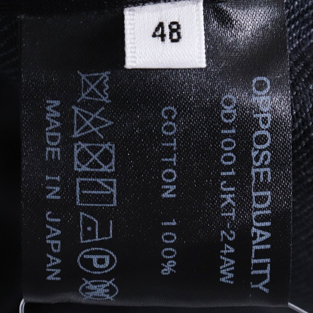 OPPOSE DUALITY 24AW 6-Pocket Panel Denim Jacket Size 48