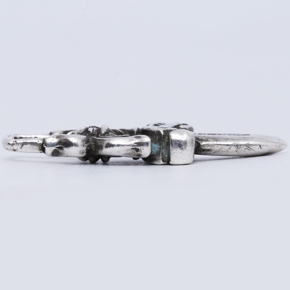 CHROME HEARTS #5 Dagger Zip Charm Necklace Size #5