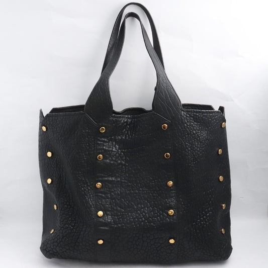 Jimmy Choo Black Rocket Shopper Studded Tote Bag Size F