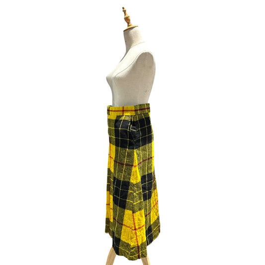 COMME des GARCONS 00AW Tartan Check Skirt Multi Size S
