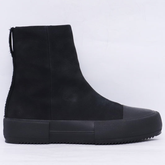 DEVOA 25AW Cow Nubuck Leather Sneakers Black Size EU 42
