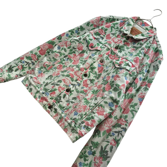 Supreme x Levi's 16SS Roses Denim Trucker Jacket Size L