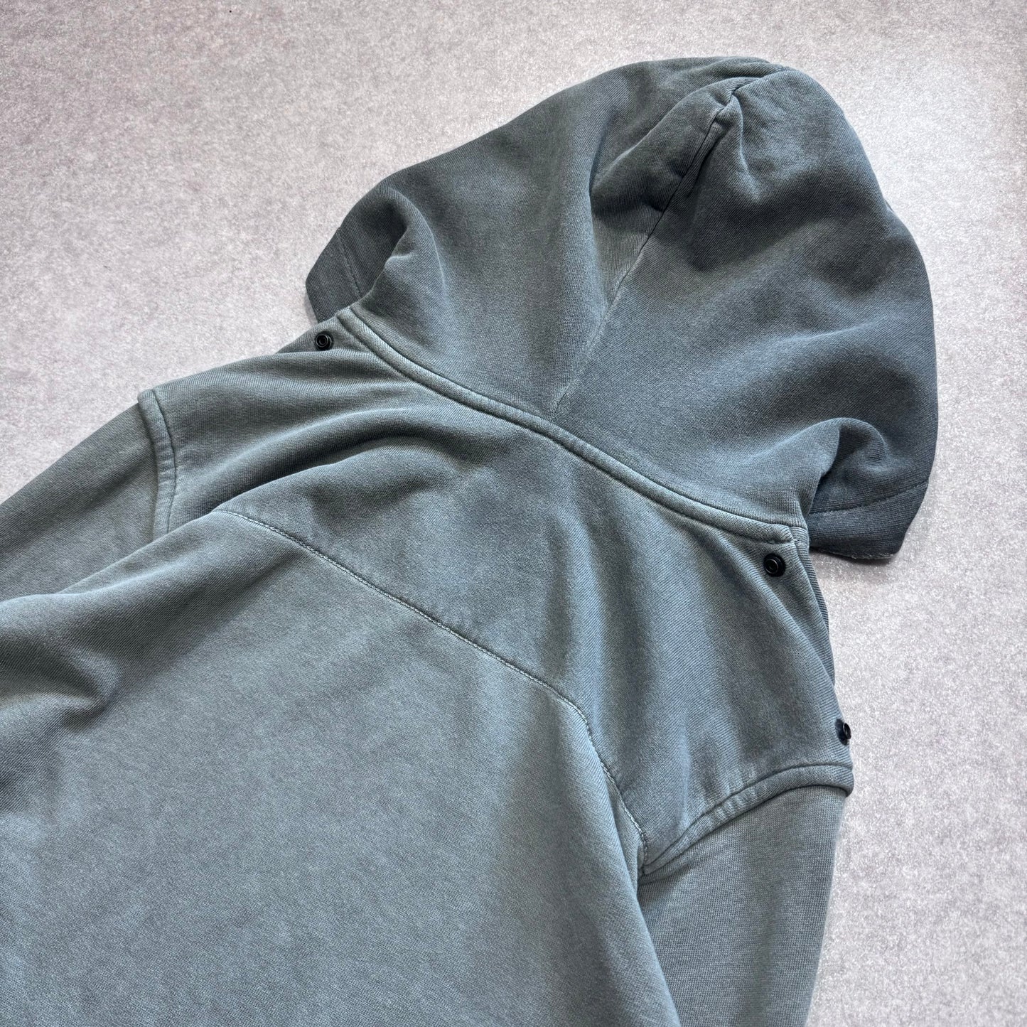 Diesel 00s Gray Fade Design Hoodie Size M