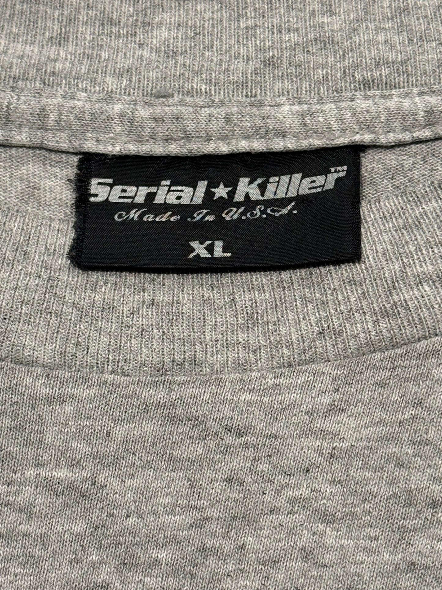 SERIAL KILLER American History X 90s Grey T-Shirt Size XL