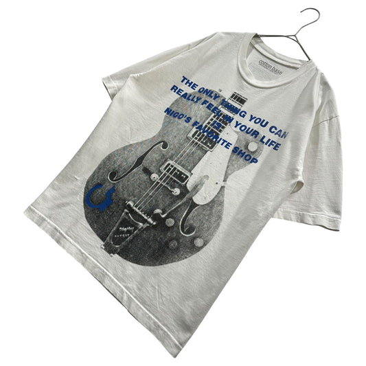 Bape GOODENOUGH 2003 Gretsch Guitar Print T-Shirt Size L