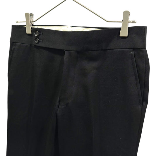 COMME des GARCONS 04AW Wool Straight Pants Black Size M