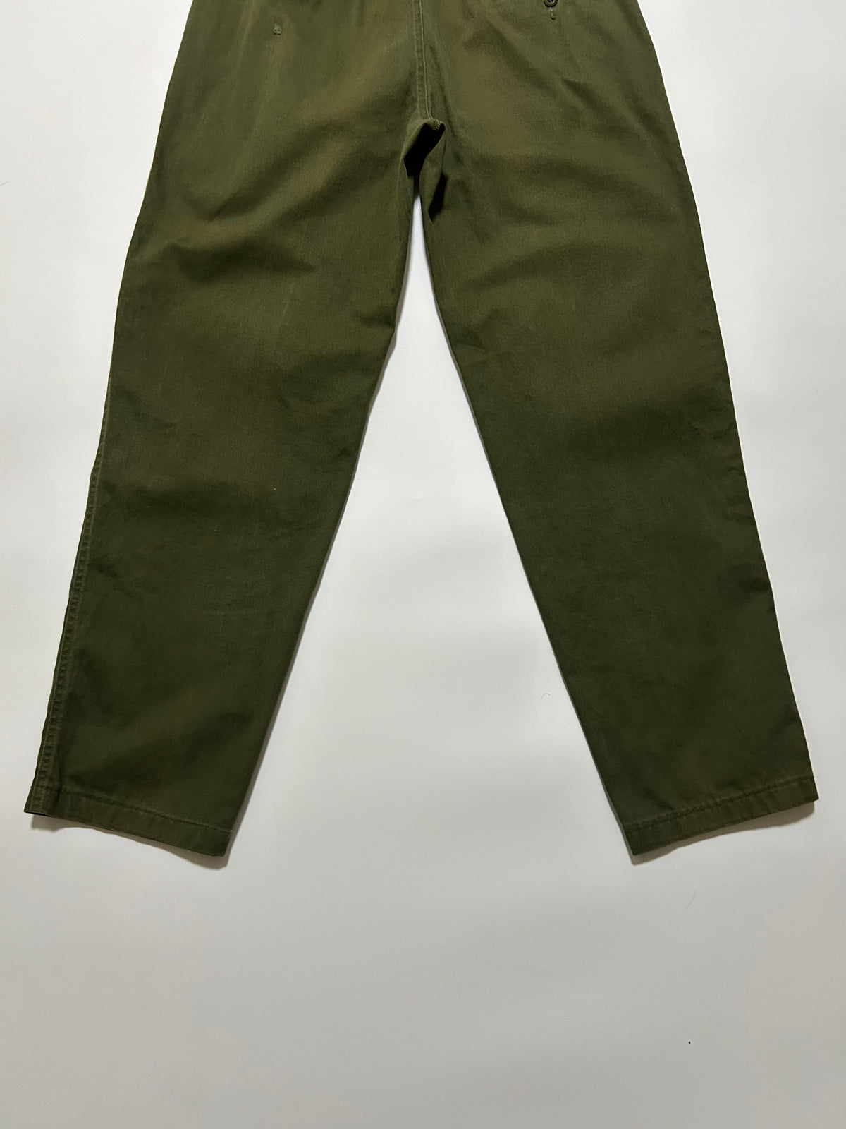 MARITHE FRANCOIS GIRBAUD 80s Olive Chino Trousers Size S