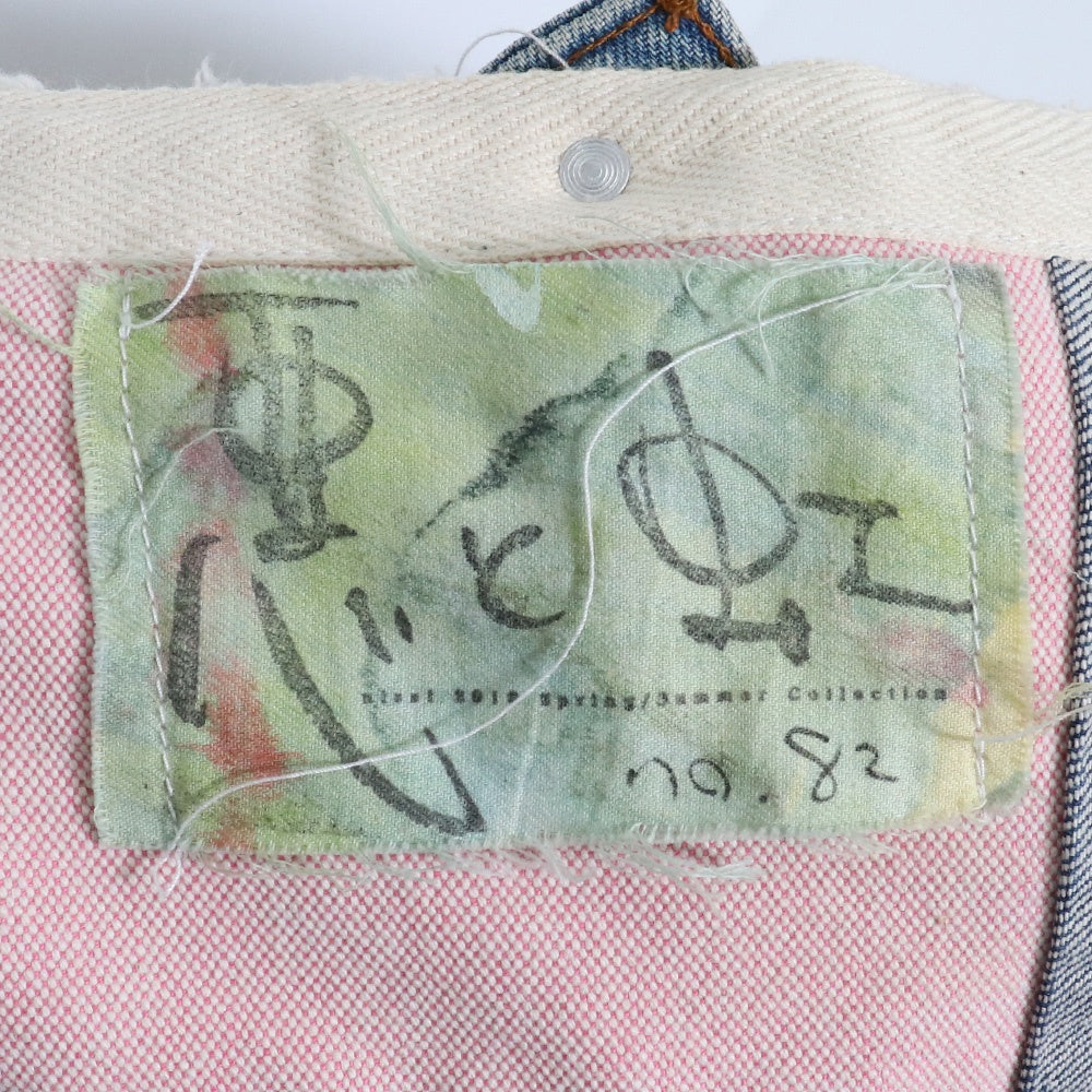 NISAI "Akuto Niji" Remake Denim Overalls Blue Free Size
