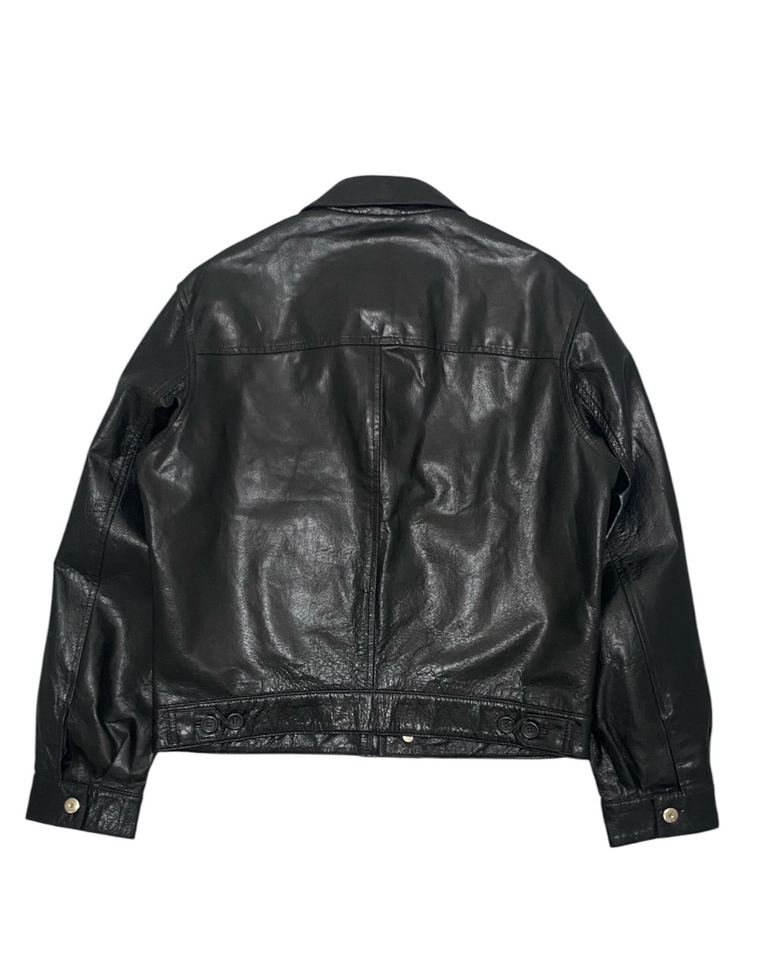 COMME CA DU MODE AW96 Leather Jacket Black