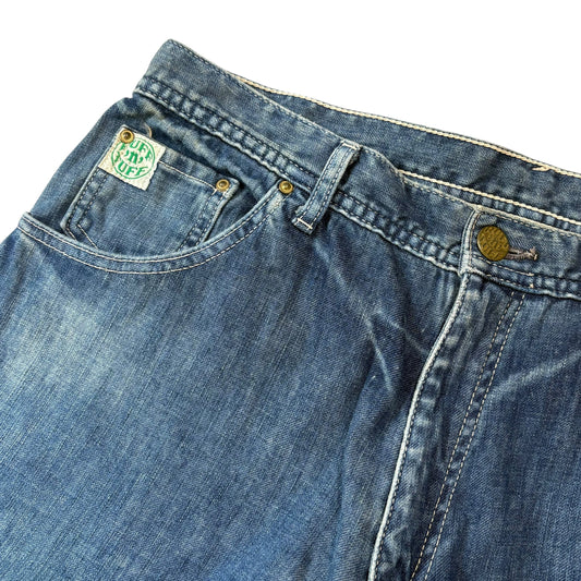 MASTERPIECE Ruff'n'TUFF Workwear Denim Jeans Size LARGE
