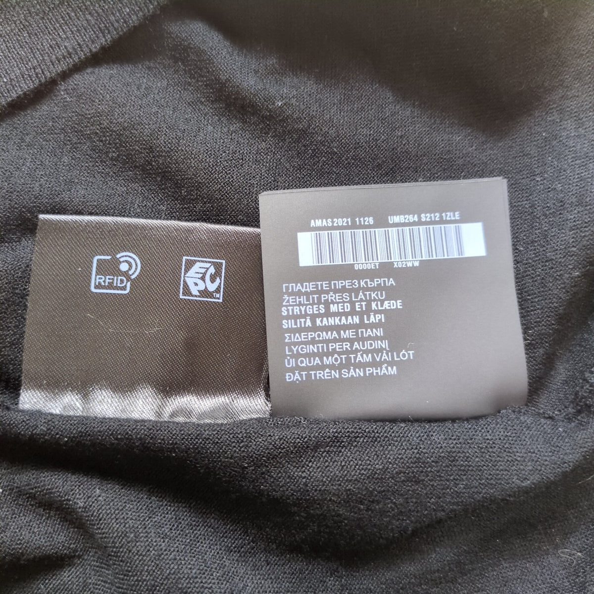 PRADA Logo Embroidered Wool Hoodie Size 54