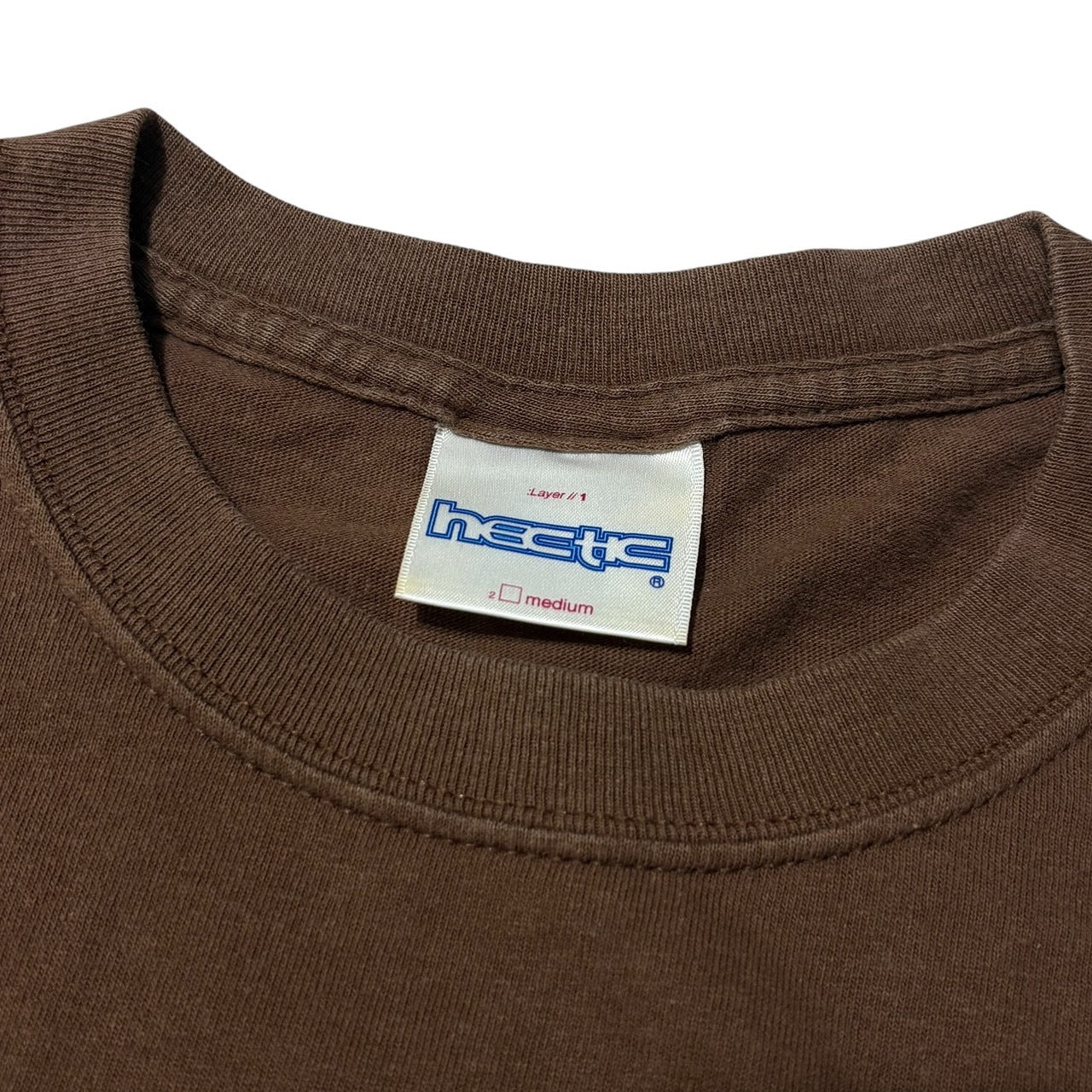 Vintage Hectic Brown Cartoon Print S/S Tee Size MEDIUM