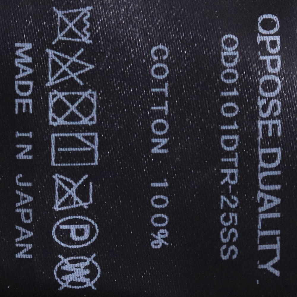 OPPOSE DUALITY 25SS 8-Pocket Panel Wide Denim Gray Size 46