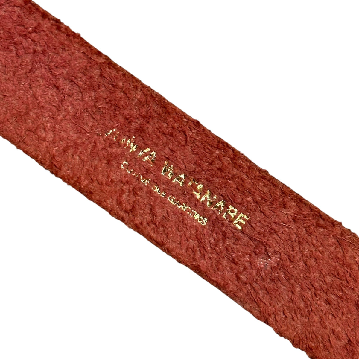 JUNYA WATANABE COMME des GARCONS 02AW Studded Belt Red