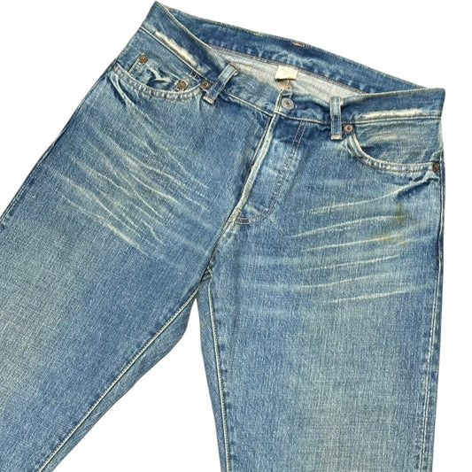 RRL Vintage-Washed Denim Pants Indigo Size W28